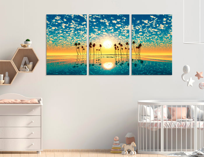 Turquoise Decor Canvas Print #7187