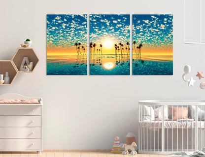 Turquoise Decor Canvas Print #7187