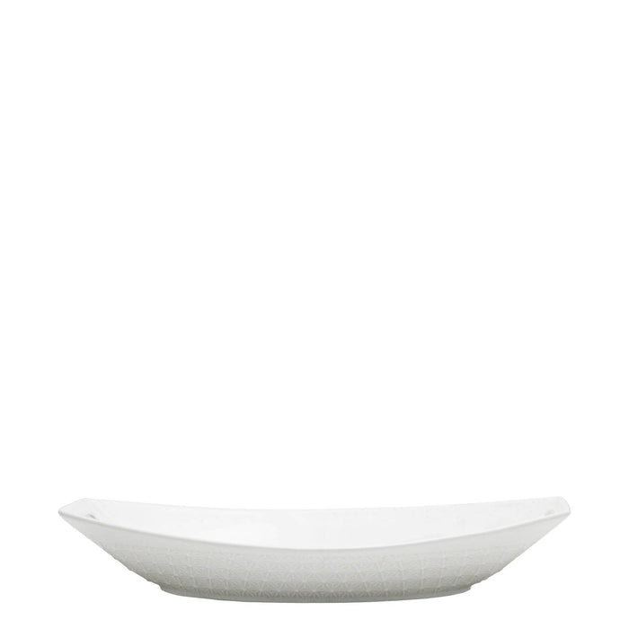 Twilight Ceramic Serving Platter White