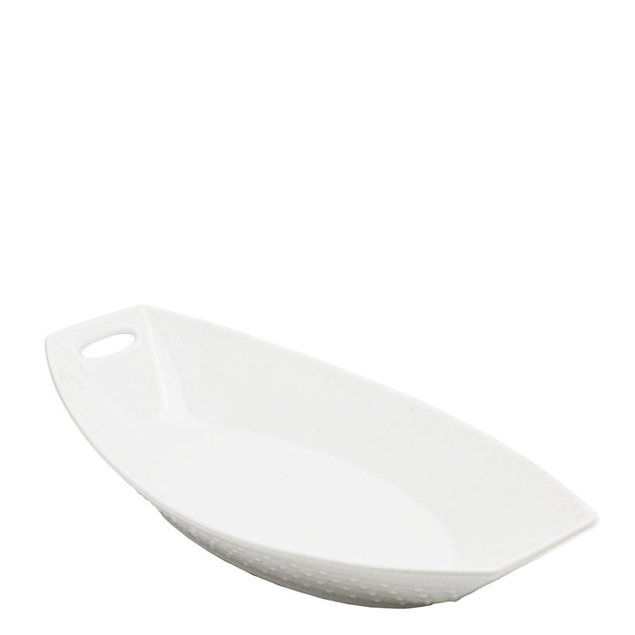 Twilight Ceramic Serving Platter White