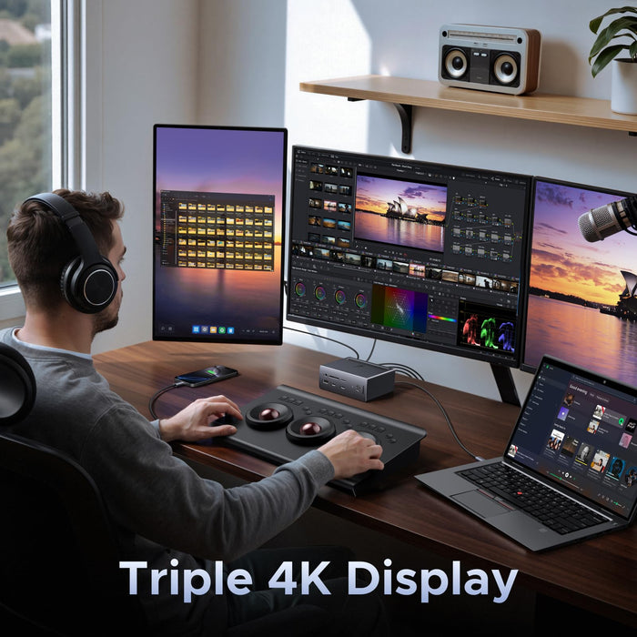 UGREEN Revodok Pro 14 - in - 1 Docking Station (Triple 4K, 2x DP + HDMI, 100W Charging, 10Gbps) - UGREEN EU