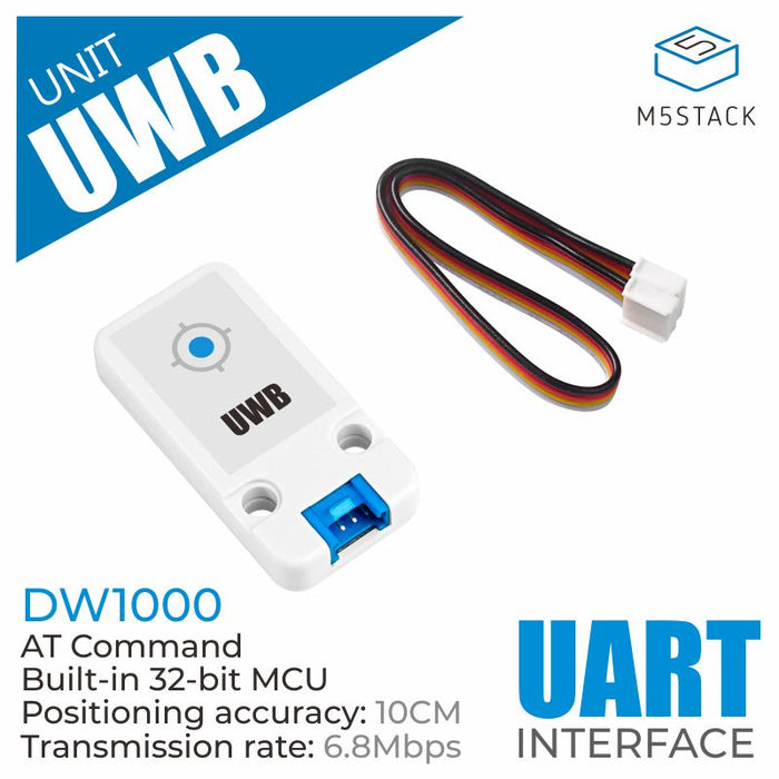 Ultra-Wideband (UWB) Unit Indoor Positioning module (DW1000) - m5stack-store