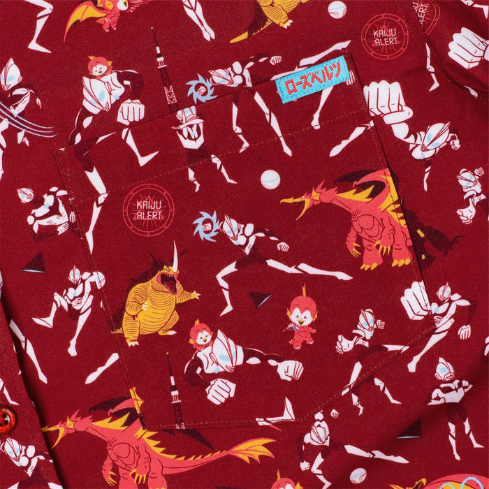 RSVLTS Ultraman Short Sleeve Shirt Ultraman "Red Rising" – KUNUFLEX Short Sleeve Shirt Ultraman "Red Rising" – KUNUFLEX Short Sleeve Shirt