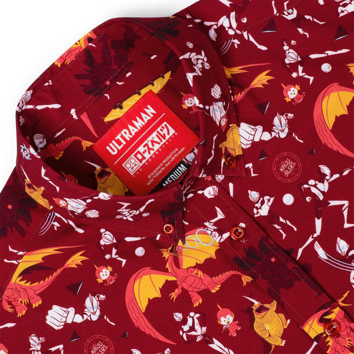 RSVLTS Ultraman Short Sleeve Shirt Ultraman "Red Rising" – KUNUFLEX Short Sleeve Shirt Ultraman "Red Rising" – KUNUFLEX Short Sleeve Shirt