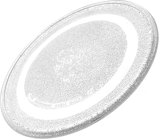 Universal 245mm Microwave Glass Turntable Plate with Flat Profile for Samsung  | Sharp | Panasonic | LG Microwaves