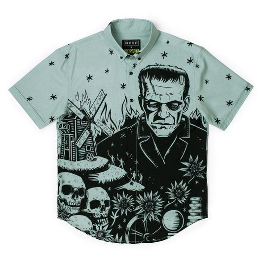 RSVLTS XS Universal Monsters Short Sleeve Shirt Universal Monsters "The Monster" – KUNUFLEX Short Sleeve Shirt