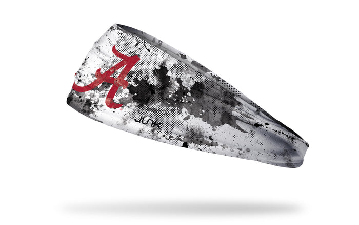 University of Alabama: Grunge White Big Bang Lite Headband - View 1