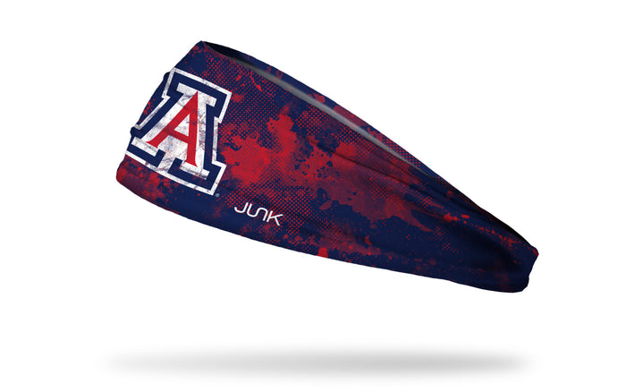 University of Arizona: Grunge Navy Big Bang Lite Headband - View 1