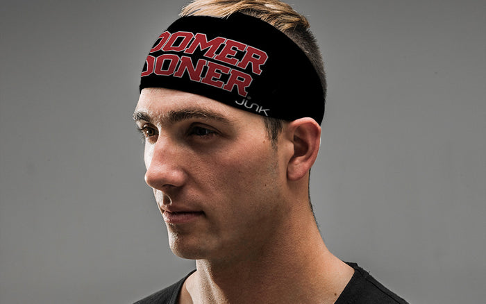 University of Oklahoma: Boomer Sooner Black Headband - View 4