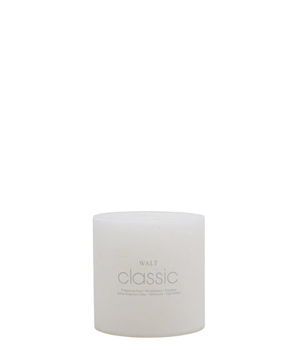 Urban Decor Candle Pillar 10 x 10cm - White