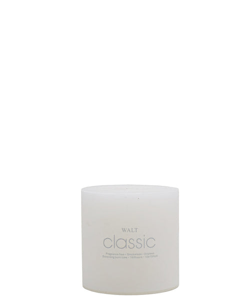 Urban Decor Candle Pillar 10 x 10cm - White