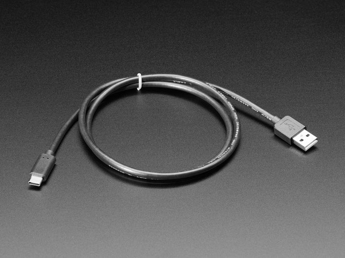 USB Type A to Type C Cable - approx 1 meter / 3 ft long [Discontinued] by The Pi Hut - The Pi Hut