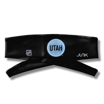Utah Hockey Club: Logo Black Flex Tie Headband - View 3