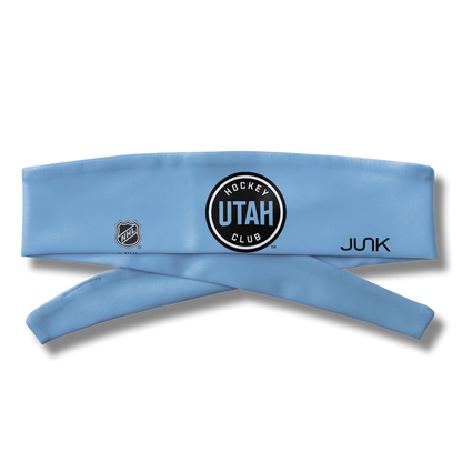Utah Hockey Club: Logo Blue Flex Tie Headband - View 3