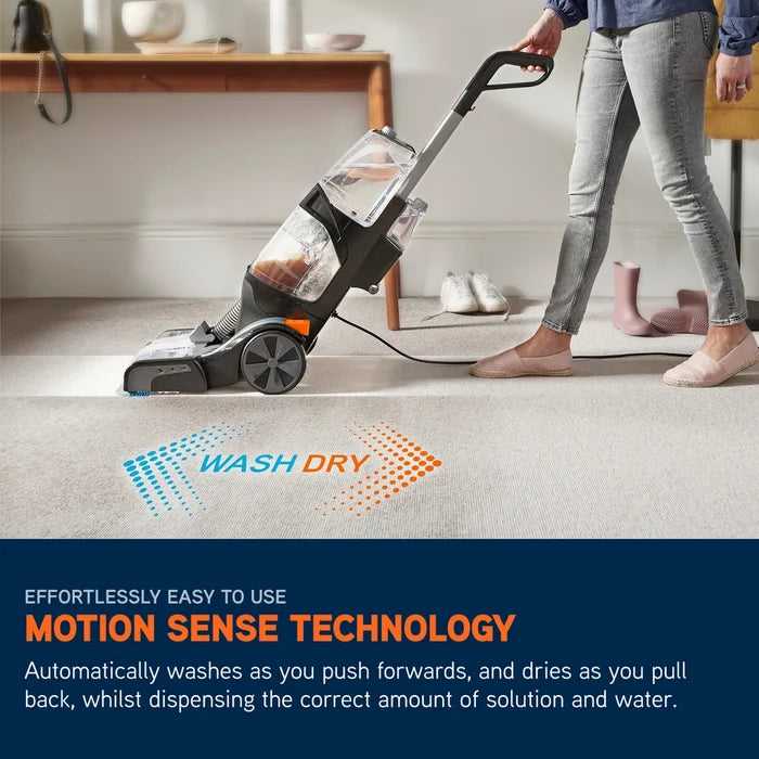 Vax Platinum Smartwash Classic CDCW-SWXC Carpet Cleaner - Silver and Blue