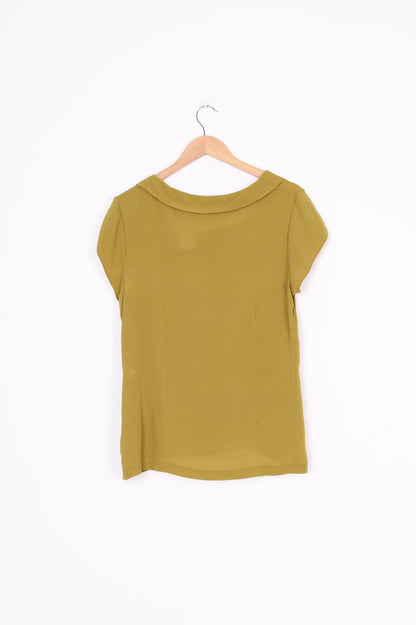 Veronika Maine Womens Green Top Size 14
