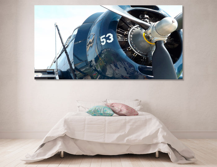 Vintage Plane Canvas Print #3186