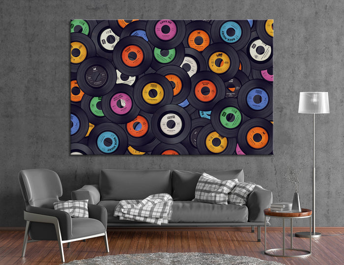 Vinyl Decor Canvas Print #1311