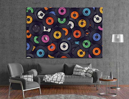 Vinyl Decor Canvas Print #1311