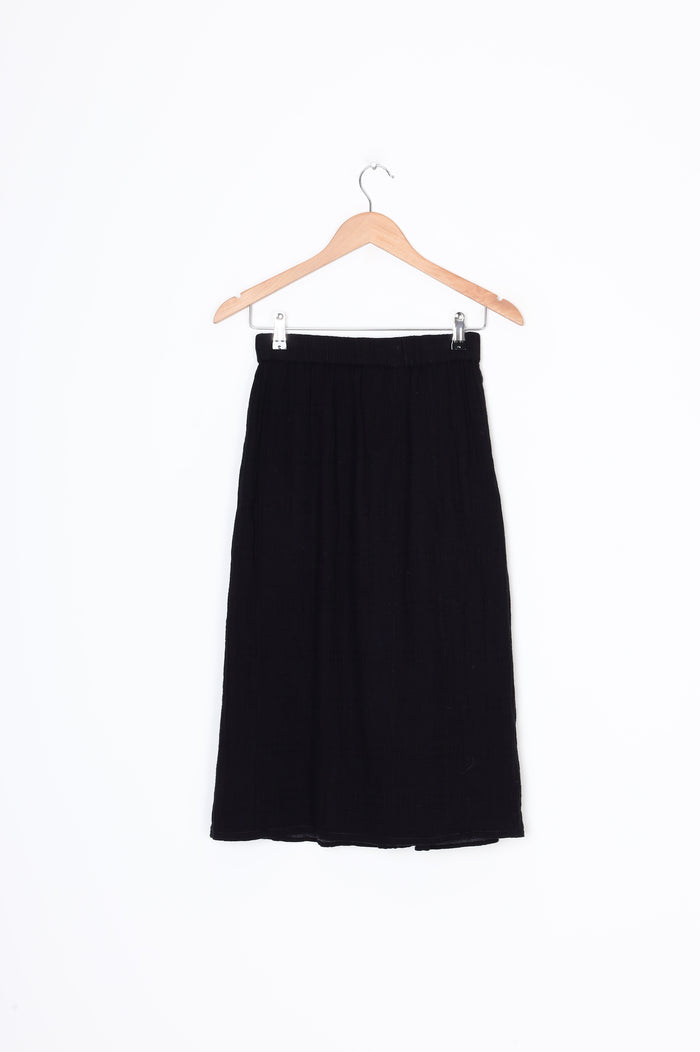 Wallace Rose Womens Black Skirt Size 8