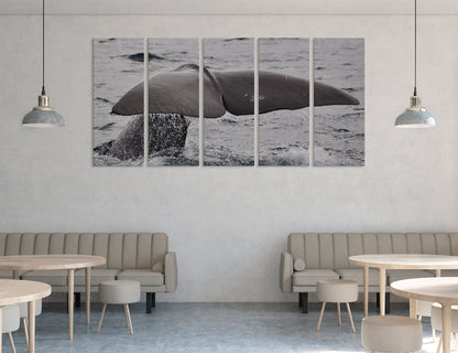 Whale Tail Canvas Print #8143