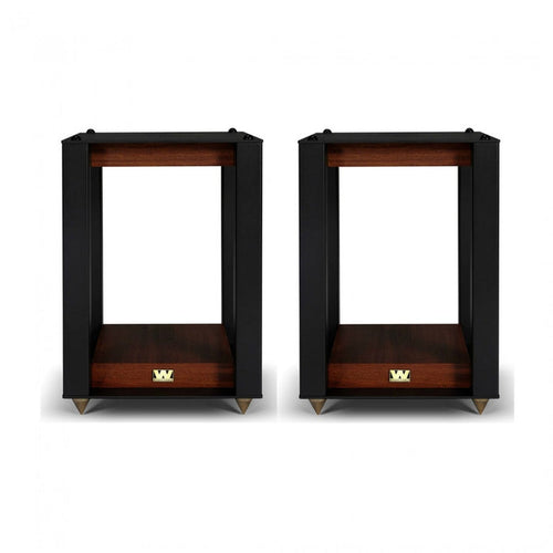 Wharfedale Linton Speaker Stands Pair for Linton & Super Linton Speakers Mahogany - Ex-Display Clearance