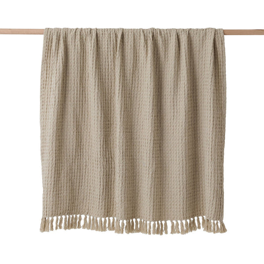 Whisper Waffle Throw Natural