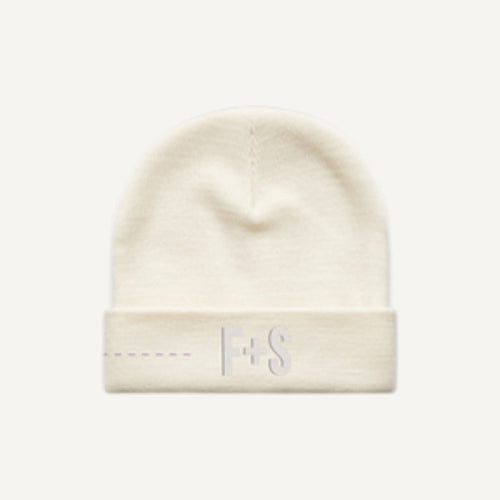 White F+S Beanie