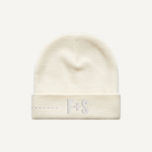 White F+S Beanie
