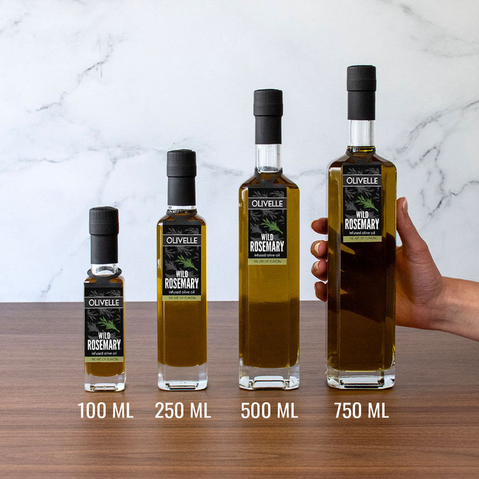 Wild Rosemary Infused Olive Oil Bottle Size