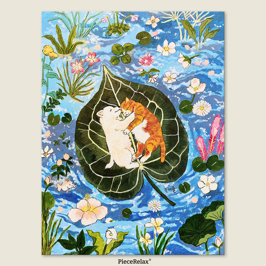 Embraced upon the shimmering water, a quiet moment shared with you.