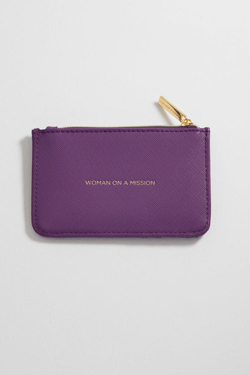Woman on a Mission Card Purse