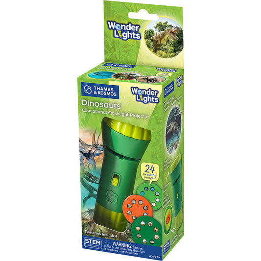 Wonder Lights: Dinosaurs - Educational Flashlight Projector STEM Thames & Kosmos