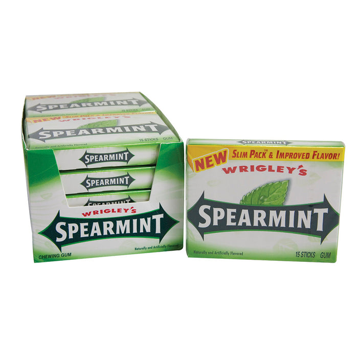 Wrigley's Spearmint - 15-Stick Slim Packs 10ct