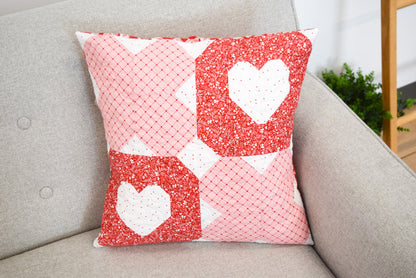 XOXO Pillow (Downloadable Sewing Pattern)