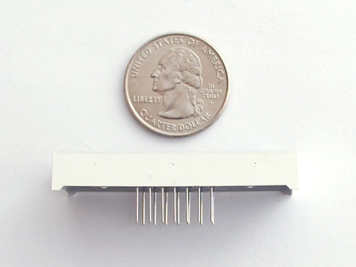 Yellow 7-segment clock display - 0.56" digit height by The Pi Hut - The Pi Hut