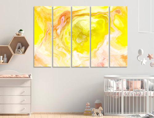 Yellow Extra Large Canvas Print #1218