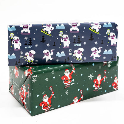 Yeti and Santa Wrapping Papers