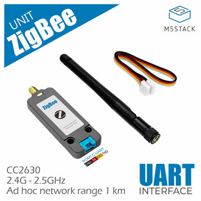 Zigbee Unit (CC2630F128) with Antenna - m5stack-store