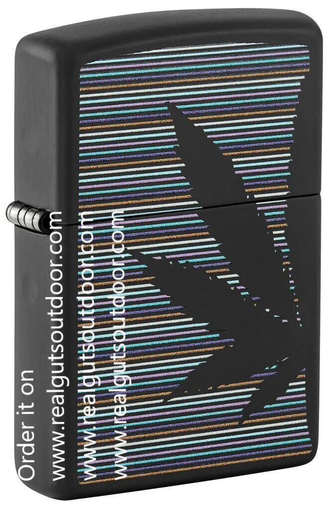 Zippo Plant Design Black Matte 48927