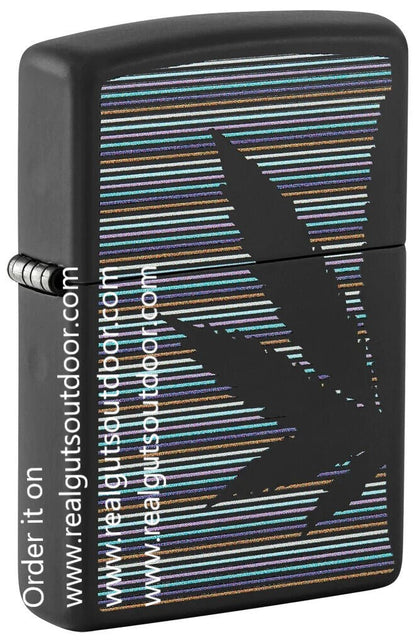 Zippo Plant Design Black Matte 48927