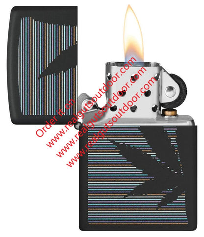 Zippo Plant Design Black Matte 48927