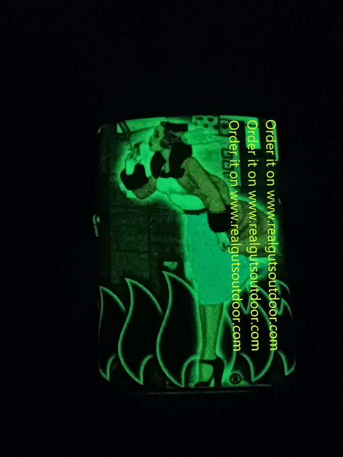 Zippo Windy Girl Glow in the Dark 540 Color 54352