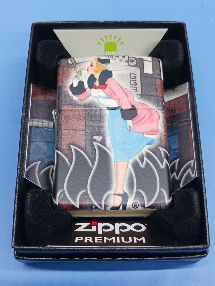 Zippo Windy Girl Glow in the Dark 540 Color 54352