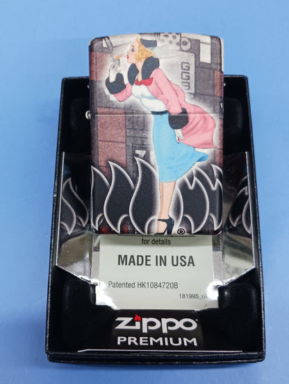 Zippo Windy Girl Glow in the Dark 540 Color 54352